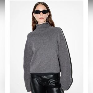 Merino Cashmere Oversized Longline Sweater